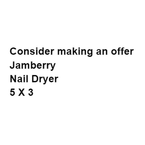 Jamberry Nail Dryer Heater Mini Fan Purple Instructions Manicure Wraps READ - Picture 2 of 9